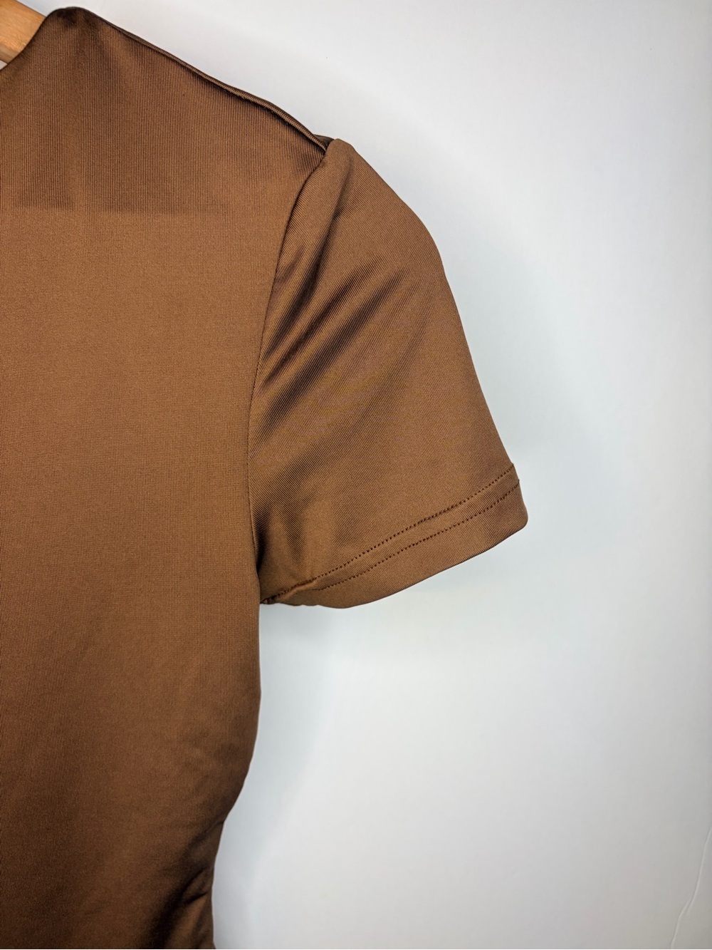Hello Molly Chocolate Brown Base Core Contour Bodysuit, Size XS - Picture 9 of 13